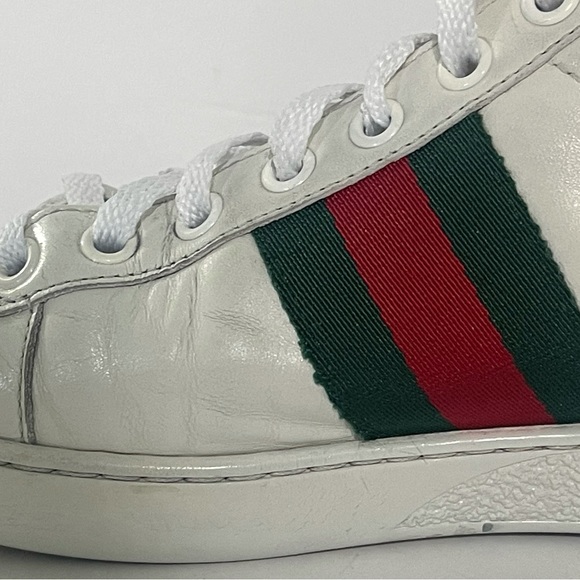Gucci Ace Sneakers size 35.5 (size 5.5 fit more like 6) - Picture 4 of 16